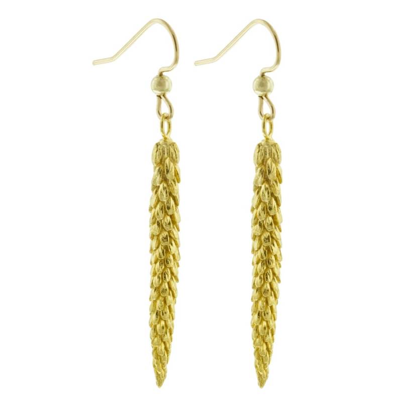 Lange Gold Urban Weeds Ohrringe - Wegerich-Knospen - Letzte Paare Lange Gold Urban Weeds Ohrringe - Wegerich-Knospen - Letzte Paare von NaturalAbstract