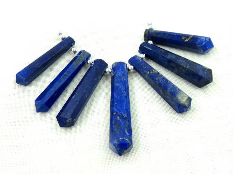 1 Strand Lapis Lazuli Kristalle @ar454 von NaturalGemstones1