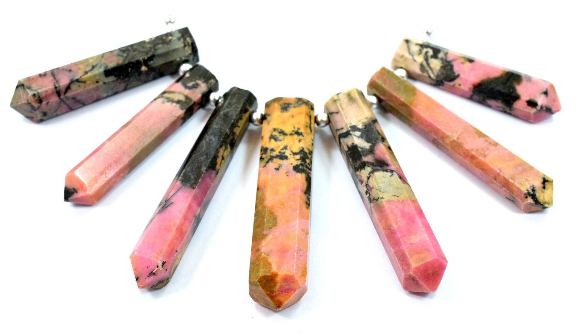 1 Strand Rhodonit-Kristalle @ak473 von NaturalGemstones1