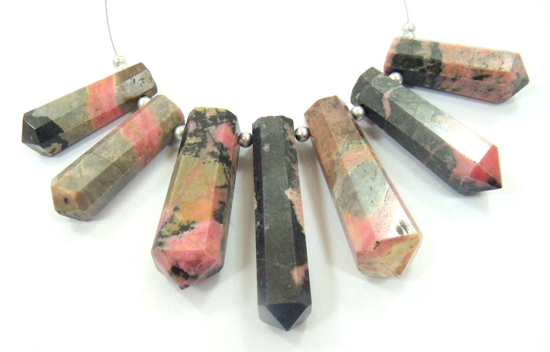 1 Strand Rhodonit-Kristalle @ar53 von NaturalGemstones1