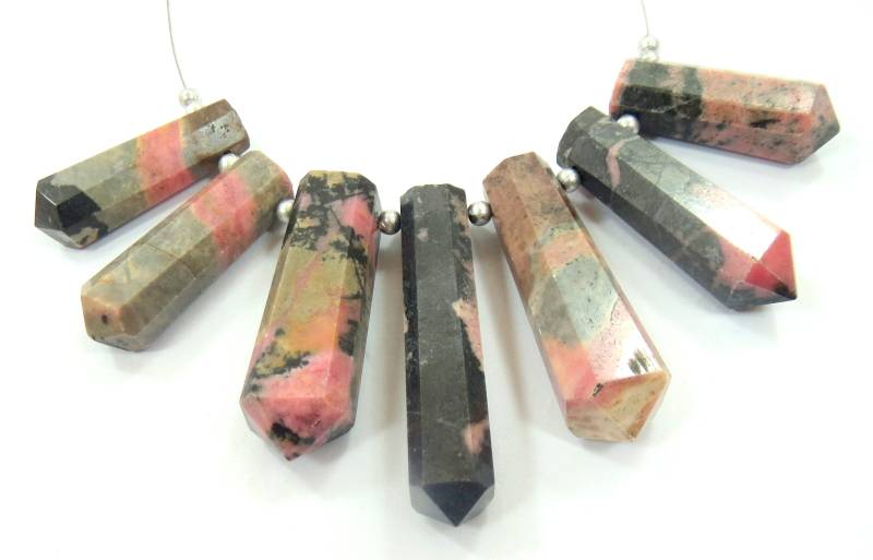 1 Strand Rhodonit-Kristalle @ar53 von NaturalGemstones1