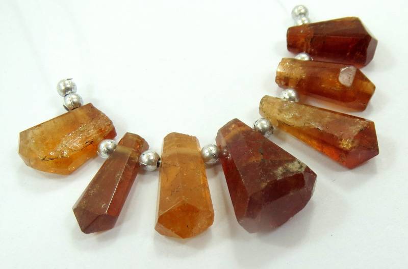 1 Strang Hessonit Granat Kristalle @ap104 von NaturalGemstones1