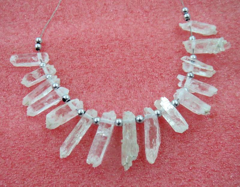 1 Strang Natürliche Beendet Quarzkristalle @ak241 von NaturalGemstones1