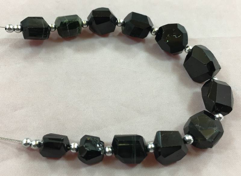 1 Strang Schwarzer Turmalin @ma21 von NaturalGemstones1