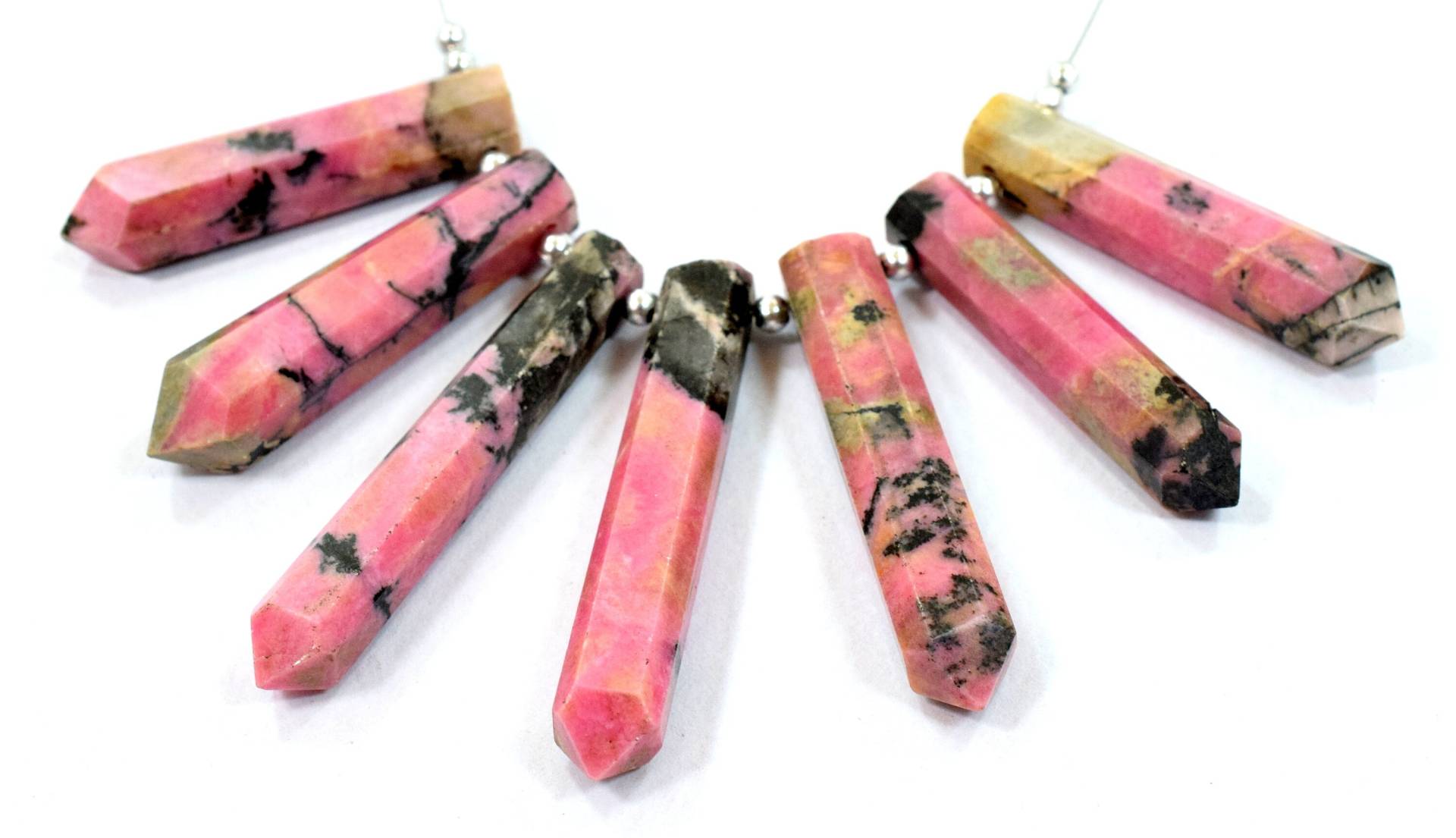 1 Strang Top Qualität Rhodonit Kristalle Halskette @ak465 von NaturalGemstones1