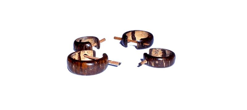 Kokosnuss Ohrringe von NaturalJeweler