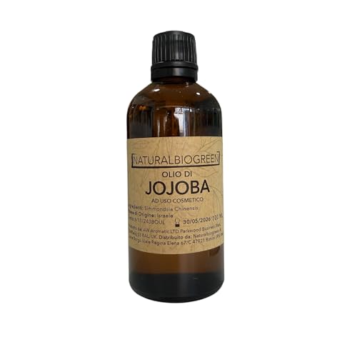 Naturalbiogreen Jojobaöl Base in Glasflasche 100 ml von Naturalbiogreen