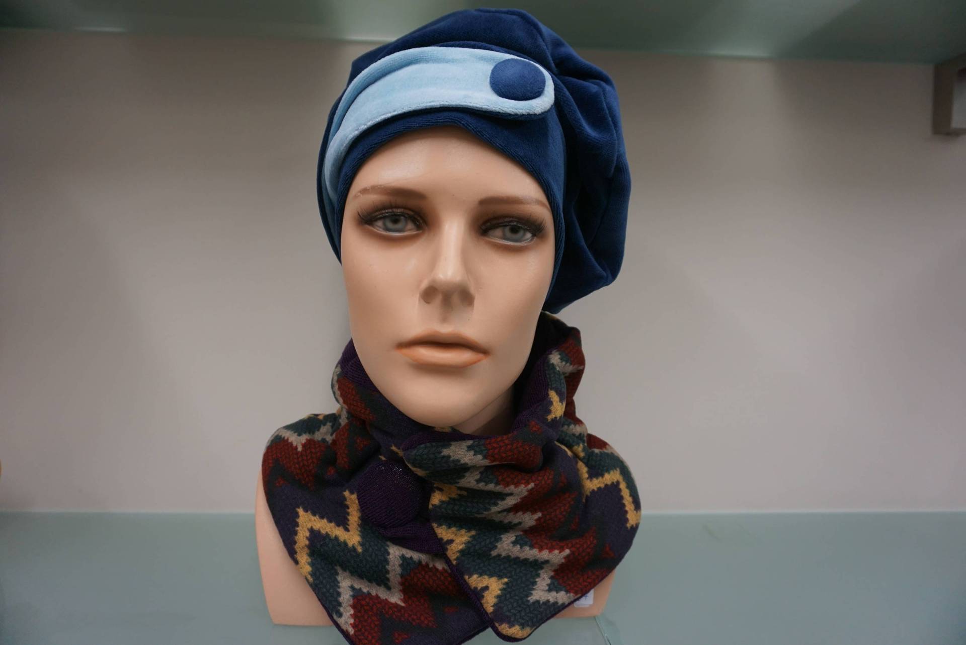 Samt Modernen Turban, Lässige Hüte Mit Oder Ohne Haare Geeignet von NaturalhairGR