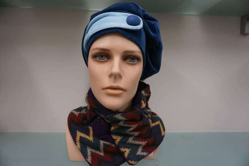 Samt Modernen Turban, Lässige Hüte Mit Oder Ohne Haare Geeignet Samt Modernen Turban, Lässige Hüte Mit Oder Ohne Haare Geeignet von NaturalhairGR