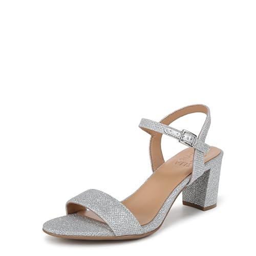 Naturalizer Bristol Damen-Sandalen, Silber-Metallic-Gewebe, 36.5 EU Naturalizer Bristol Damen-Sandalen, Silber-Metallic-Gewebe, 36.5 EU von Naturalizer