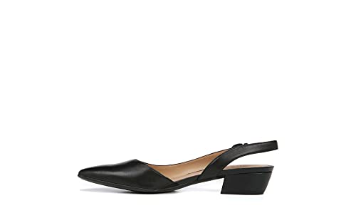 Naturalizer Damen Banken Slingback Pump, schwarzes Leder, 37 EU Weit von Naturalizer