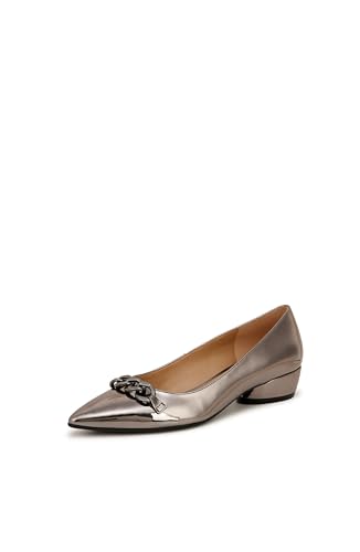 Naturalizer Damen Becca Ballerinas, Zinn Silber Metallic, 38.5 EU von Naturalizer