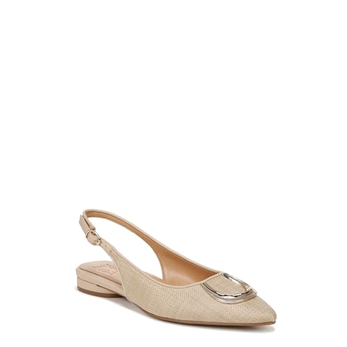 Naturalizer Damen Bixby 2 Flat, Beigebrauner Strohstoff, 37 EU Naturalizer Damen Bixby 2 Flat, Beigebrauner Strohstoff, 37 EU von Naturalizer