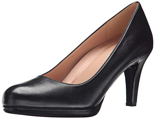 Naturalizer Damen Michelle Pumps, Schwarz Leder, 36.5 EU von Naturalizer