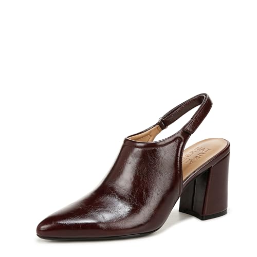 Naturalizer Damen Prompt Slingback High Heels mit spitzem Zehenbereich, Merlot Weinrot, 7 Wide von Naturalizer