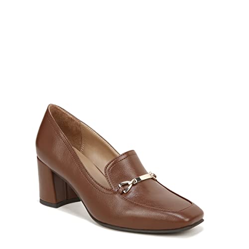 Naturalizer Damen Wynrie-Bit Blockabsatz Bit Loafer, Cappuccino Brown, 39 EU von Naturalizer
