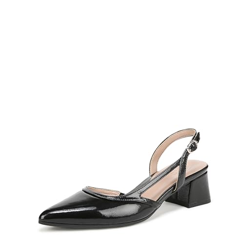 Naturalizer Mila Sandale, Schwarzes Lackleder, 7 Wide Naturalizer Mila Sandale, Schwarzes Lackleder, 7 Wide von Naturalizer