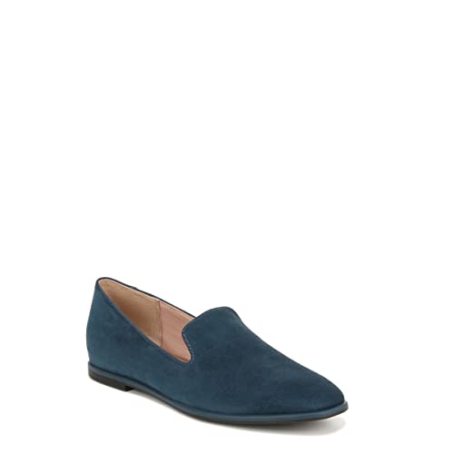 Naturalizer Mühelose Slip-On-Slipper für Damen, flach, Oceanic Blue Suede, 7.5 Wide von Naturalizer
