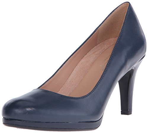 Naturalizer Women's Michelle Dress Pump, Navy Leather, 38.5 EU von Naturalizer