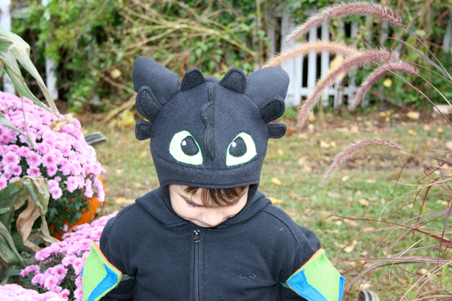 Nachtschatten Oder Leichte Wut Hut Zahnlos Inspiriert Drachenhut von NaturallyCraftyShop