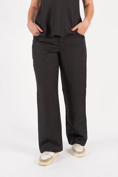 Naturalmente by Schweikardt Leinen Hose Schwarz 625251-9028 von Naturalmente by Schweikardt