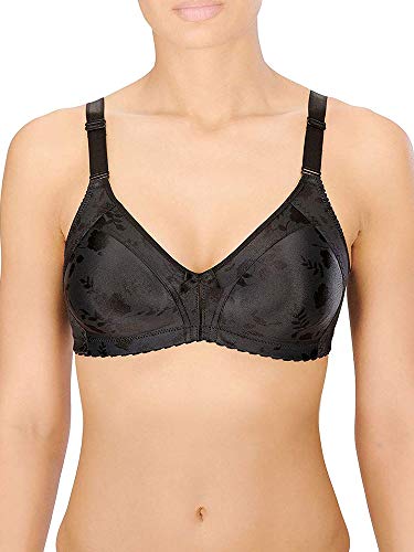 Naturana® Minimizer BH ohne Bügel [Cup B-G] I Optimaler & maximaler Halt Dank Perfekter Schnittführung & Breiten Trägern I Eleganter BH Minimizer für eine optisch kleinere Cupgröße 105 Schwarz C von Naturana