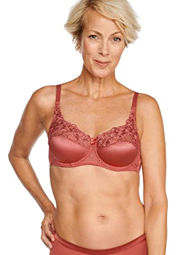 Naturana® Hochwertiger Damen BH mit Bügel [Cup B-E] BH sehr guter Halt bei schönem Dekolleté I BH Damen mit Bügel I Bügel BH 100 Sun Kissed C von Naturana