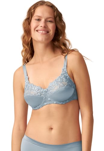 Naturana® Hochwertiger Damen BH mit Bügel [Cup B-E] BH sehr guter Halt bei schönem Dekolleté I BH Damen mit Bügel I Bügel BH 95 Matcha Sorbet E von Naturana