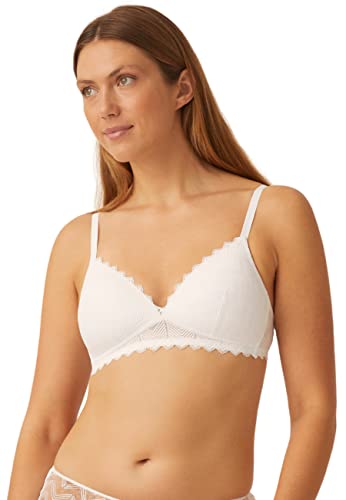 Naturana Damen Padded Soft Cup Bra 5672 Gepolsterter BH, White, 75B von Naturana