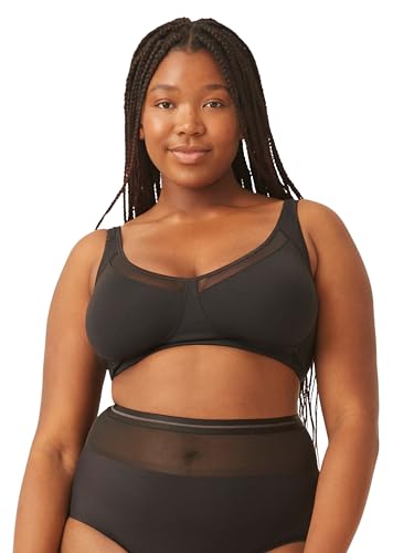 Naturana® Soft-BH mit Mesheinsatz - 80 Schwarz C von Naturana
