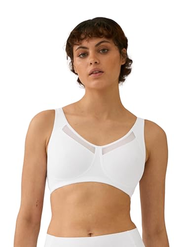 Naturana® Soft-BH mit Mesheinsatz - 105 Weiß B von Naturana