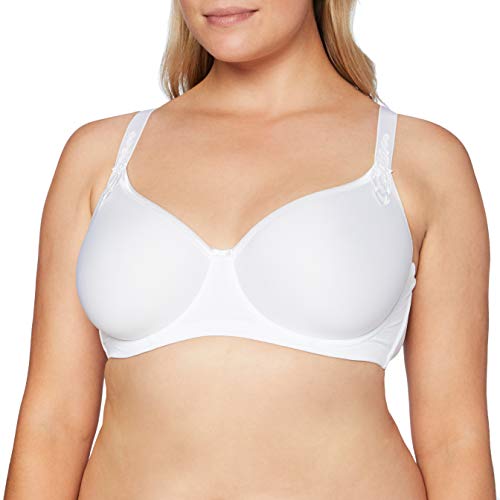 Naturana Damen Padded Spacer Bra 7152 Gepolsterter BH, White, 38D von Naturana