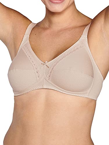 Naturana Damen 86545 Bügelloser BH, Beige (Light Beige 895), 80DD (Herstellergröße: 36DD) von Naturana