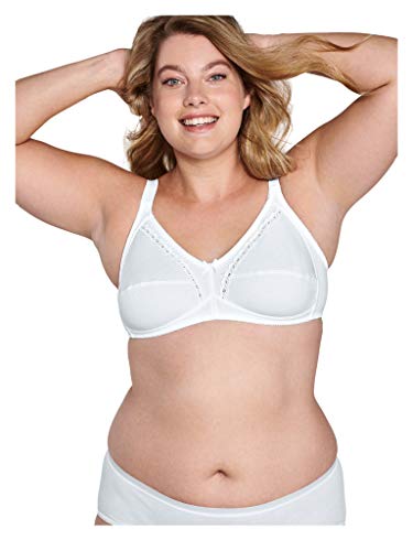 Naturana Damen 86545 Bügelloser BH, Weiß (White 300), 85A (Herstellergröße: 38A) von Naturana