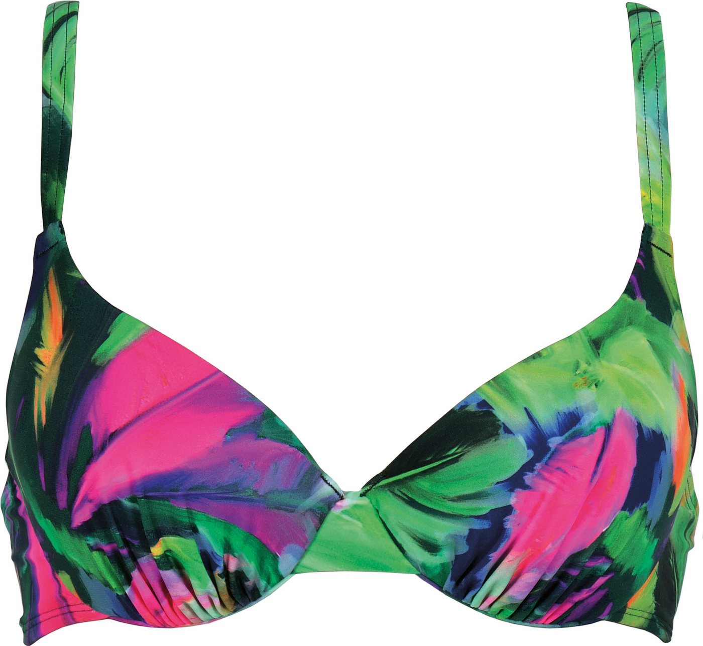 Naturana Bügel-Bikini-Top Bora Bora Beach, mit floralem Allover-Design von Naturana