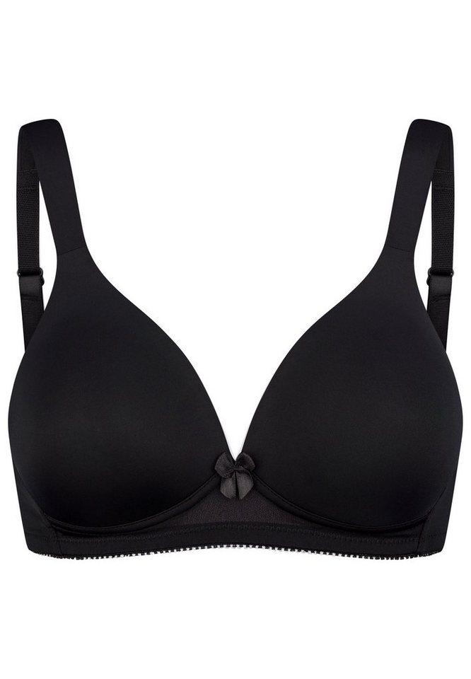 Naturana Bügelloser BH Basic (1-tlg) Schalen-BH ohne Bügel - Nahtlose Cups, Gepolsterte Entlastungsträger von Naturana