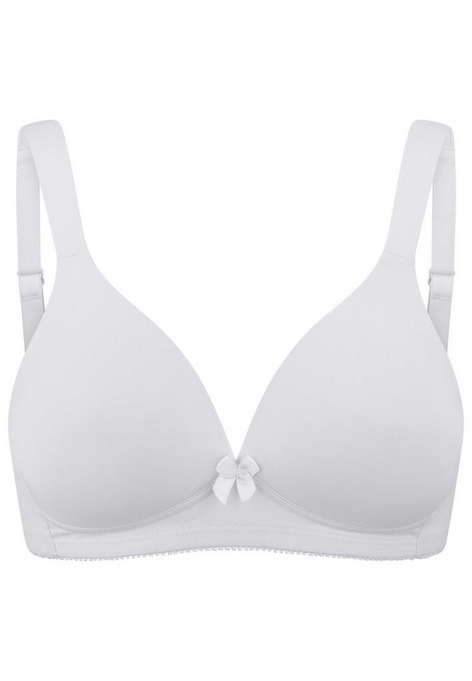 Naturana Bügelloser BH Basic (1-tlg) Schalen-BH ohne Bügel - Nahtlose Cups, Gepolsterte Entlastungsträger von Naturana