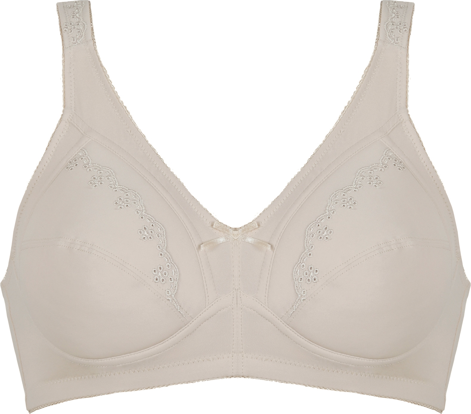 Naturana Bügelloser BH "Soft Cup", feminin, bequem, elastisch, breite Träger, ohne Bügel von Naturana