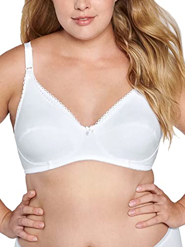 Naturana Damen, Still-BH, Cotton Nursing Bra, Weiß, 80F (Herstellergröße: 36E) von Naturana