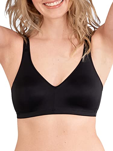 Naturana Damen 5444 BH, Durchsichtig, Schwarz, 100 von Naturana