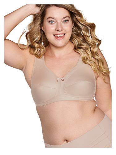 Naturana® Damen Soft-BH mit Extra Breiten Trägern | 90 Light Beige E von Naturana