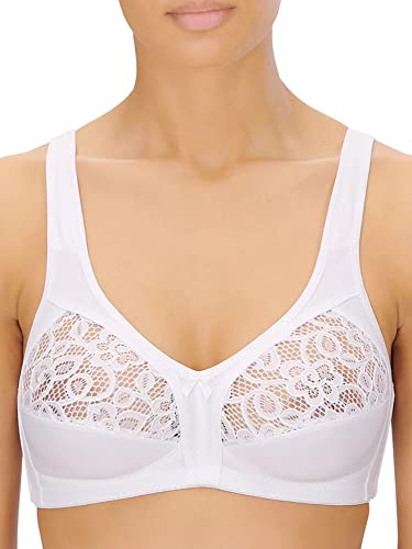 Naturana Damen Minimizer BH Léa - Soutien-gorge grand maintien sans armatures - 5046, Weiß, 75D (Herstellergröße: 90D) von Naturana