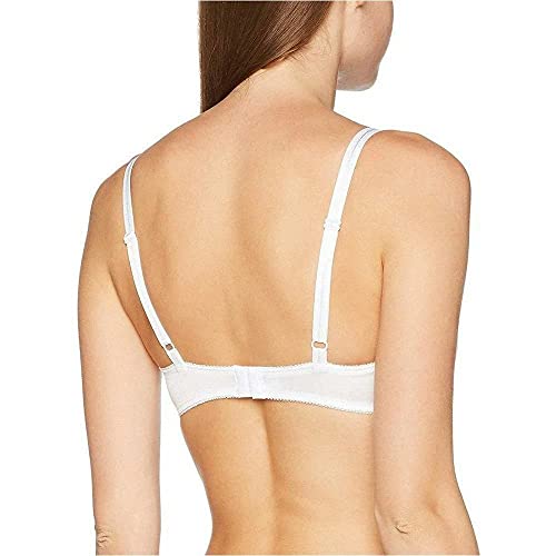 Naturana Damen Padded Soft Cup Bra Bügelloser BH, weiß, 75C von Naturana