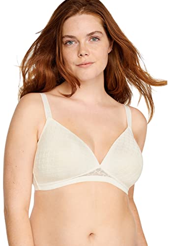 Naturana Damen Padded Soft Cup Bra Gepolsterter BH, Ecru, 36D von Naturana