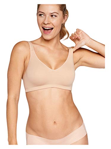 Naturana Damen 5444 BH, Blickdicht, Hellbeige, 90 von Naturana