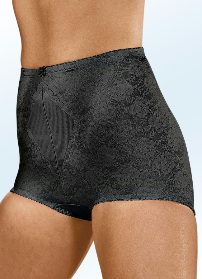 Naturana Miederhose mit Jacquarddessin, Schwarz, Größe 75 von Naturana