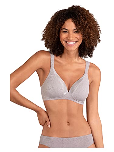 Naturana Pünktchen Soft-BH mit Schale - 5747 75 Taupe/Grey C von Naturana