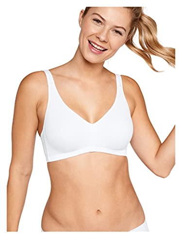Naturana Damen 5444 BH, Blickdicht, weiß, 62 von Naturana