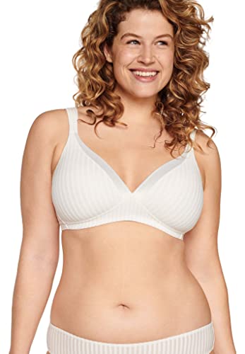 Naturana Streifen Soft-BH mit Schale - 5247 75 Ecru C von Naturana