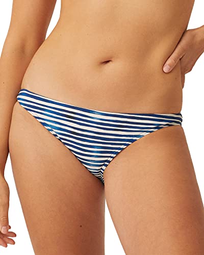 Naturana Swimwear Essentials Bikinihose, gestreift, blau, 42 von Naturana